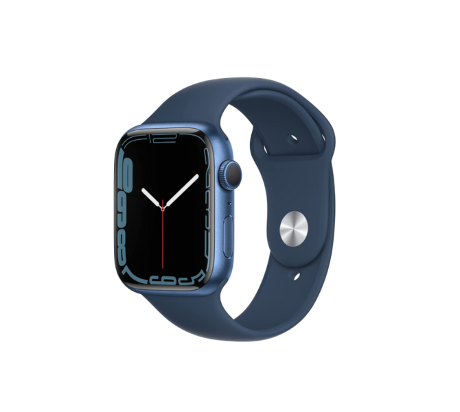 Smart Watch w/ Blue Aluminum Case